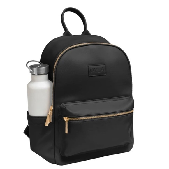 Ryla Vegan Leather Minimalist Diaper Bag - Picture 3 of 16